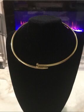 Fashion Jewelry Gold Minimal Collar Choker Necklace